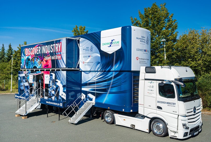 Das Bild zeigt den Discovery-Truck.